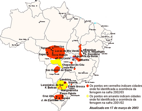 2002 2003 criacao rede fungicidas soja