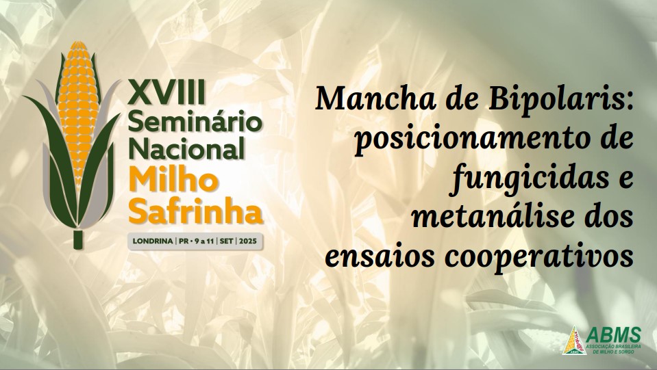 Mancha de Bipolaris: posicionamento de fungicidas e metanálise dos ensaios cooperativos