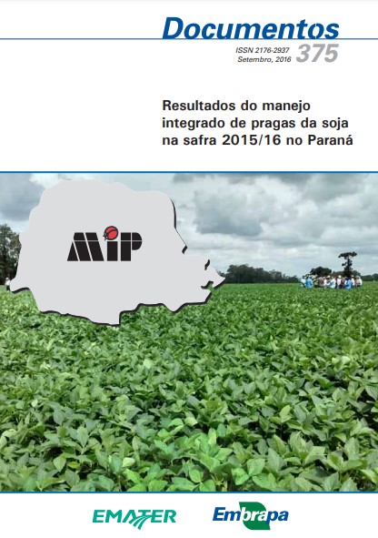 Resultados do manejo integrado de pragas da soja na safra 2015/16 no Paraná