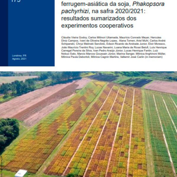 Eficiência de fungicidas multissítios e produto biológico no controle da ferrugem-asiática da soja, Phakopsora pachyrhizi, na safra 2020/2021: resultados sumarizados dos experimentos cooperativos