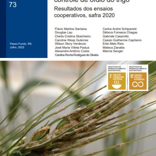 Eficiência de fungicidas para controle de oídio do trigo: resultados dos ensaios cooperativos, safra 2020