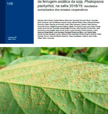 Eficiência de fungicidas para o controle da ferrugem-asiática da soja, Phakopsora pachyrhizi, na safra 2018/19: resultados sumarizados dos ensaios cooperativos