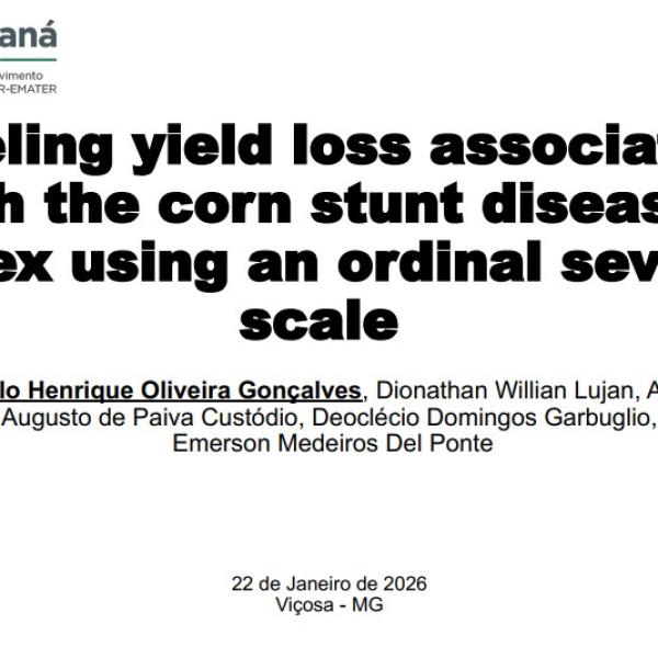 Modeling yield loss associated with the corn stunt disease complex using an ordinal severity scale